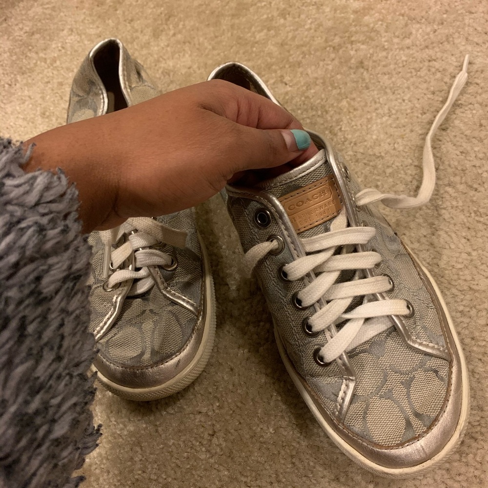 Coach gray sneakers